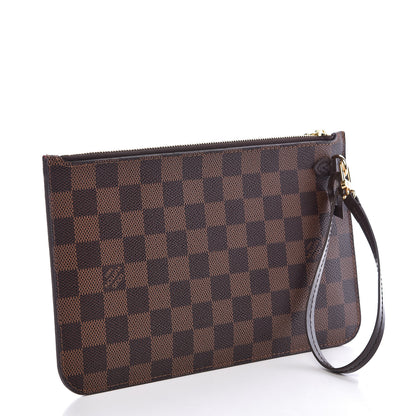 Louis Vuitton Damier Ebene Neverfull MM GM Pochette 3 of 8