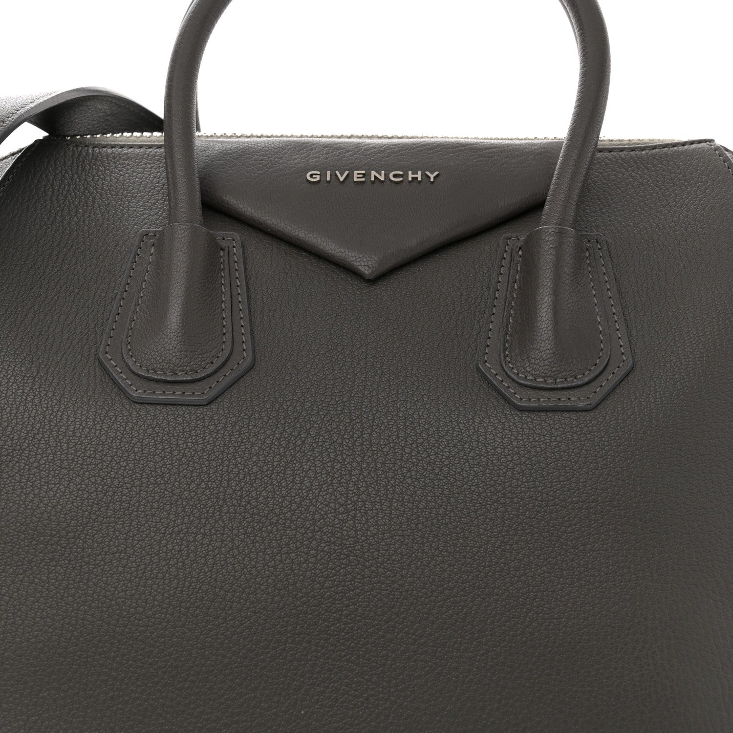 Givenchy Sugar Goatskin Medium Antigona Dark Grey 8 of 13