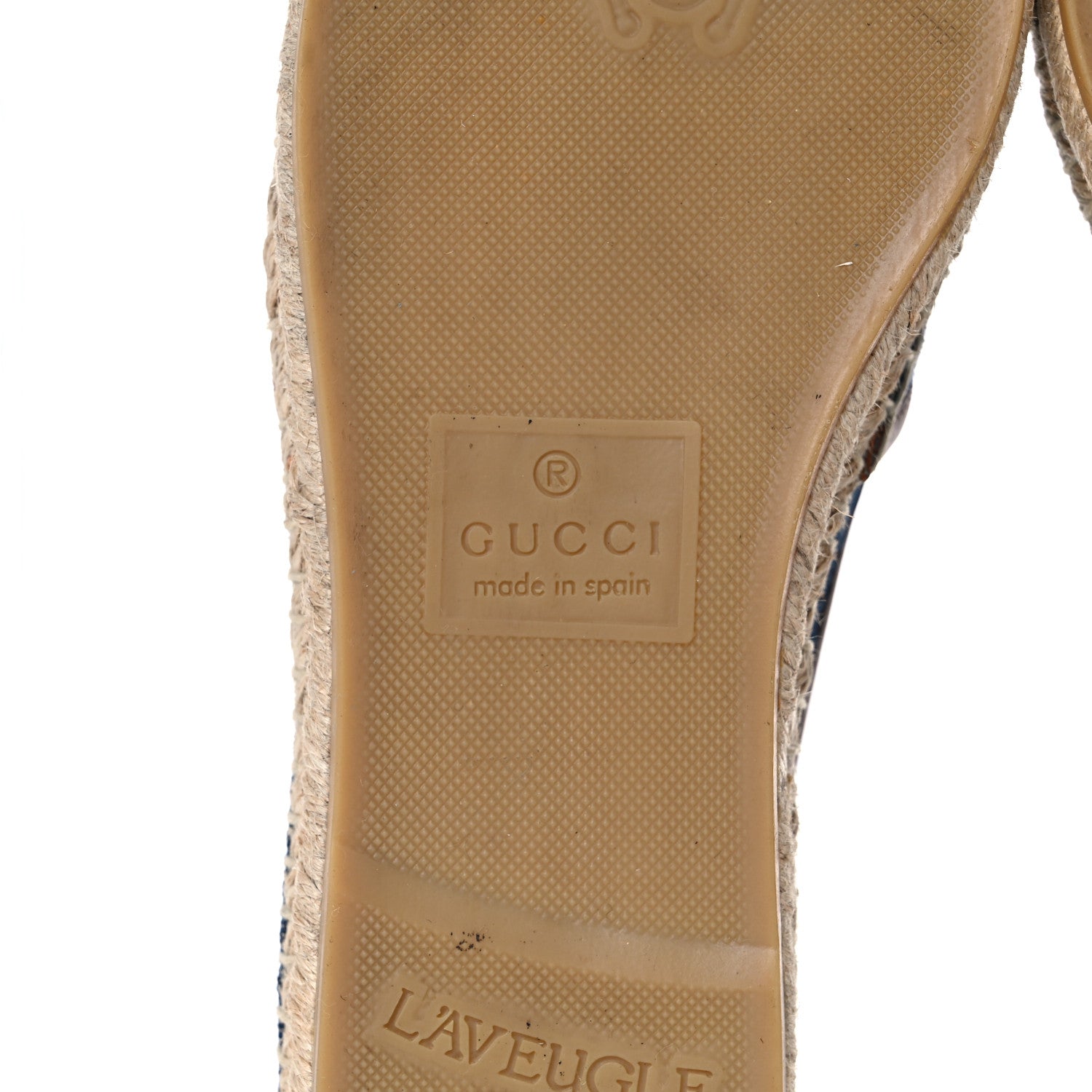 Gucci Denim GG Monogram Espadrilles 37 Blue Tea Cuir 7 of 13
