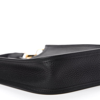 Hermes Taurillon Clemence Evelyne TPM Black 6 of 10