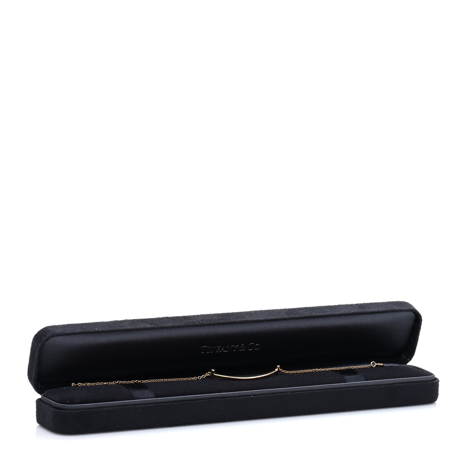 Tiffany 18K Yellow Gold T Smile Bracelet 4 of 4