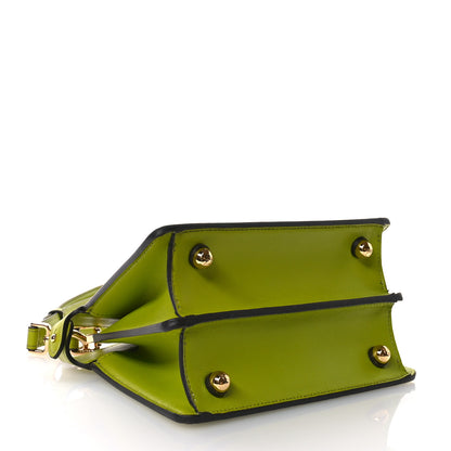 Fendi Shiny Nappa Petite Peekaboo I SEE U Satchel Wasabi 4 of 11