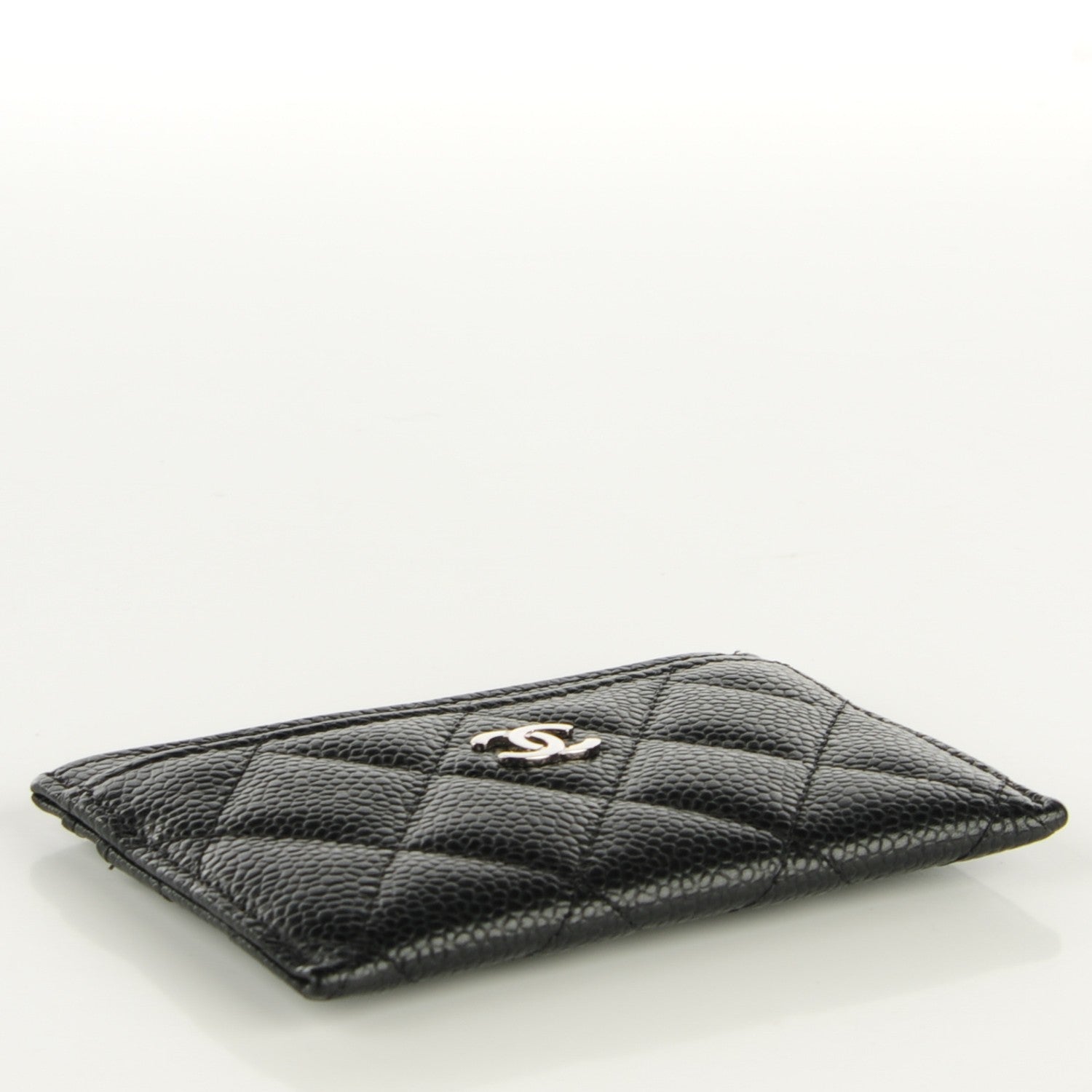 Chanel Caviar Quilted Card Holder Black 4 of 8