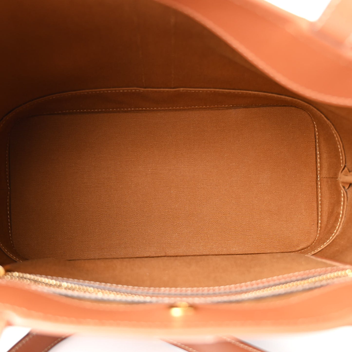 Triomphe Canvas Calfskin Small Cabas Bag Tan