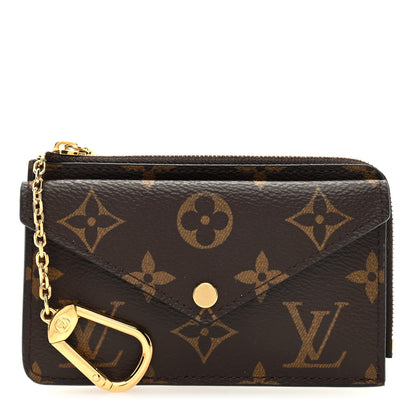 Louis Vuitton Monogram Recto Verso Card Holder Black 1 of 6
