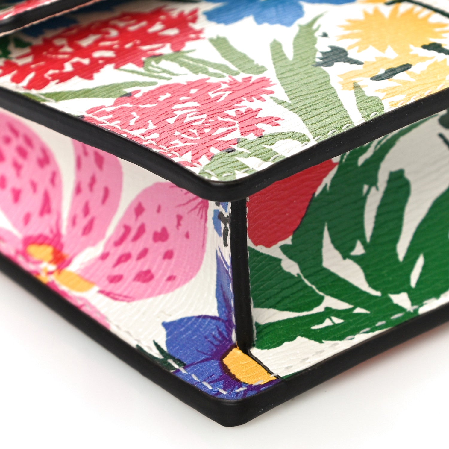 Gucci X KEN SCOTT New Shangai Calfskin Jardin D'Avril Floral Print Super Mini Dionysus Shoulder Bag Ivory Pink 8 of 9