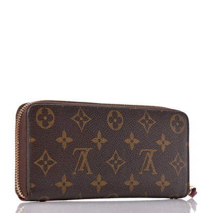 Louis Vuitton Monogram Clemence Wallet Fuchsia 3 of 9