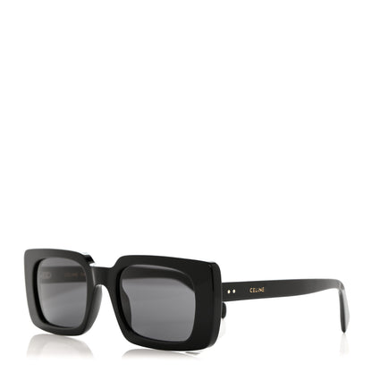 Celine Acetate Rectangular Sunglasses CL40213I Black 1 of 7