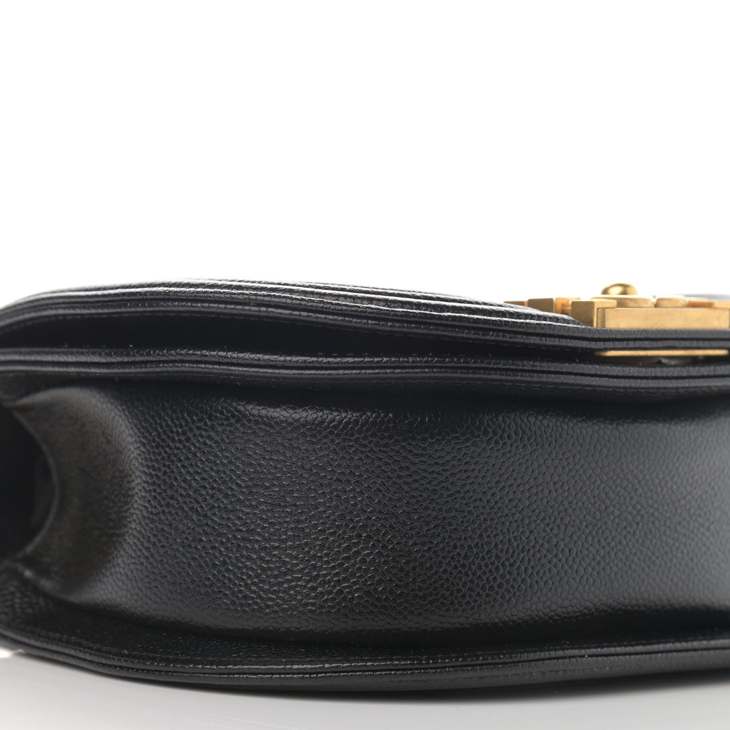 Chanel Caviar Quilted Small Boy Messenger Bag Black 9 of 12
