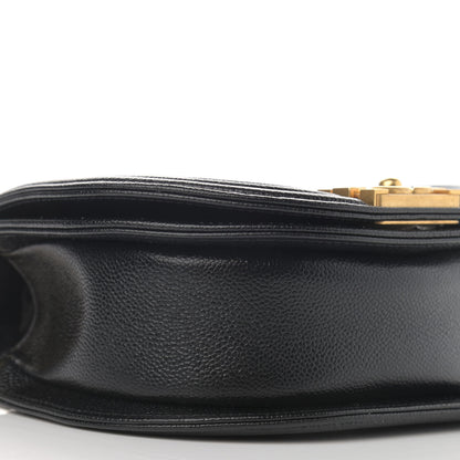 Chanel Caviar Quilted Small Boy Messenger Bag Black 9 of 12