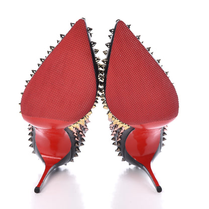 Christian Louboutin Nappa Follies Spikes 100 Pumps 39.5 Black 6 of 10