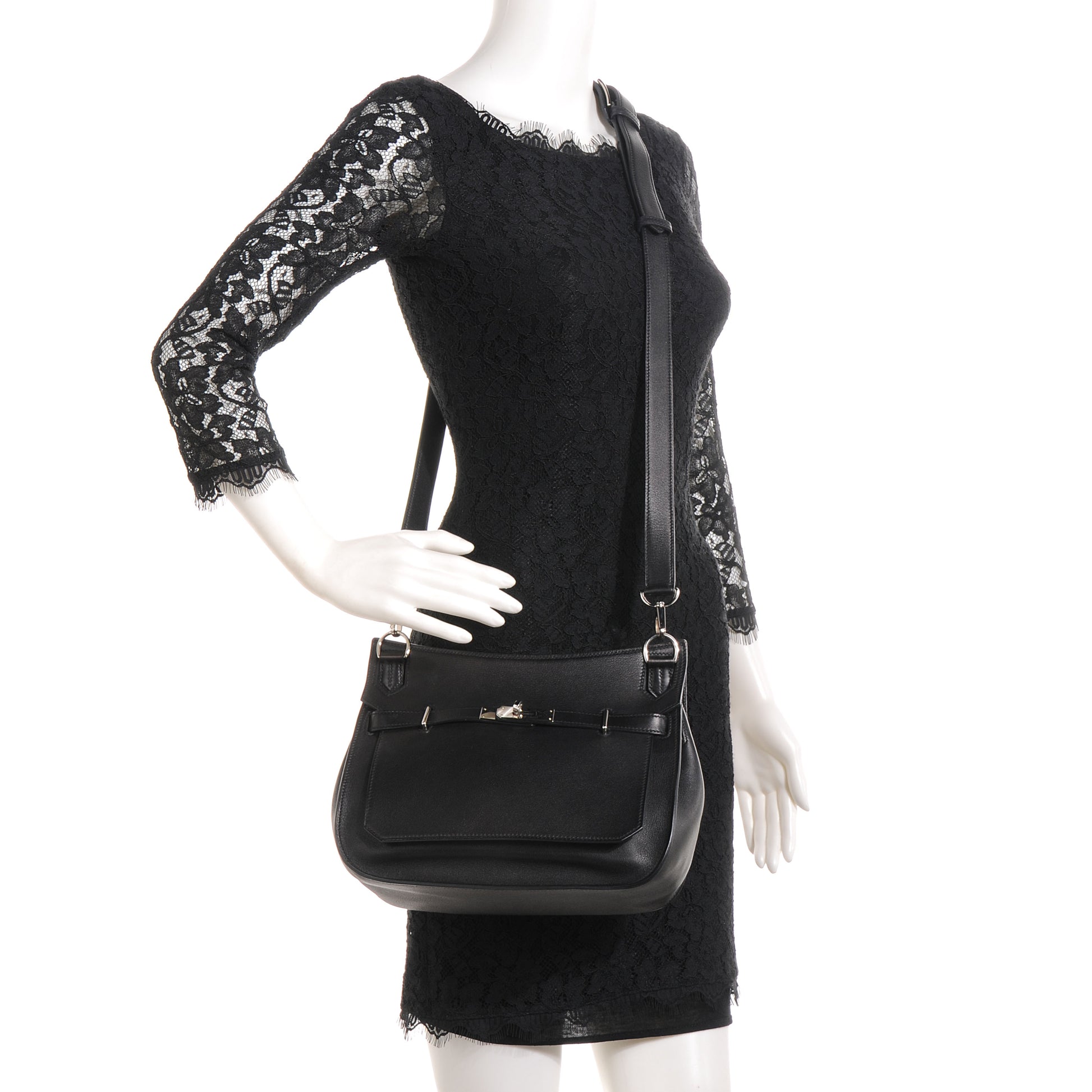 Hermes Swift Jypsiere 28 Black 2 of 8
