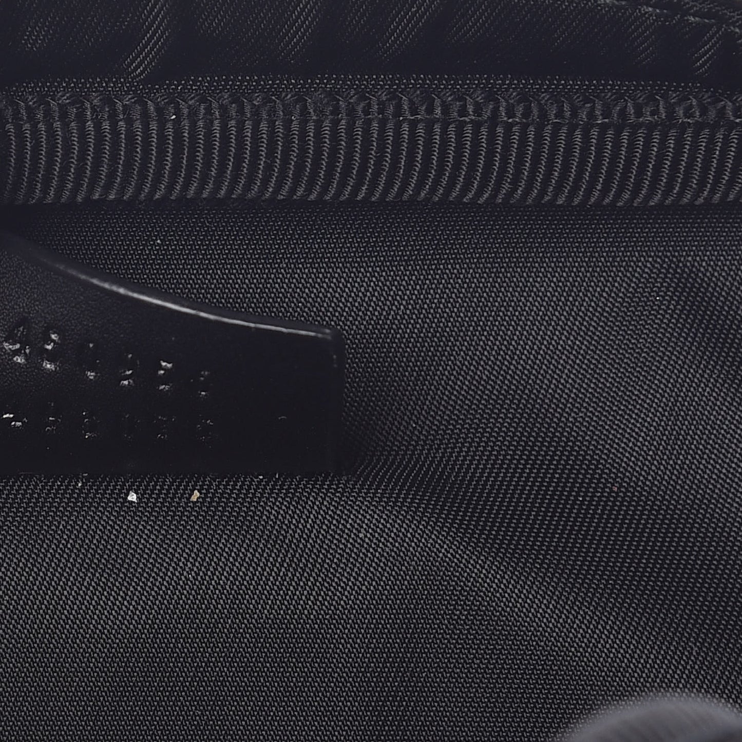 GG Supreme Monogram Web Belt Bag Black