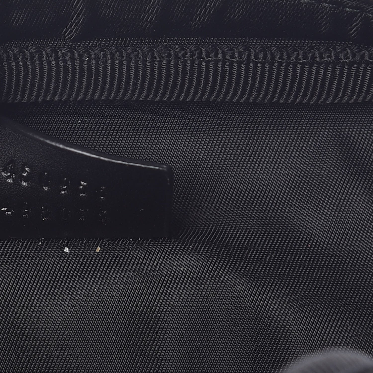 Gucci GG Supreme Monogram Web Belt Bag Black 8 of 13