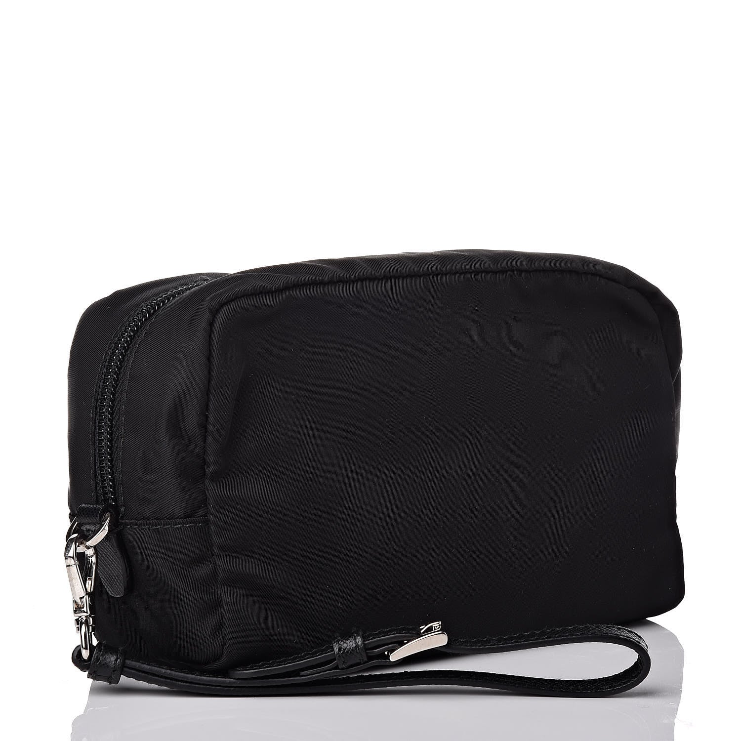 Prada Tessuto Nylon Wristlet Black 3 of 9