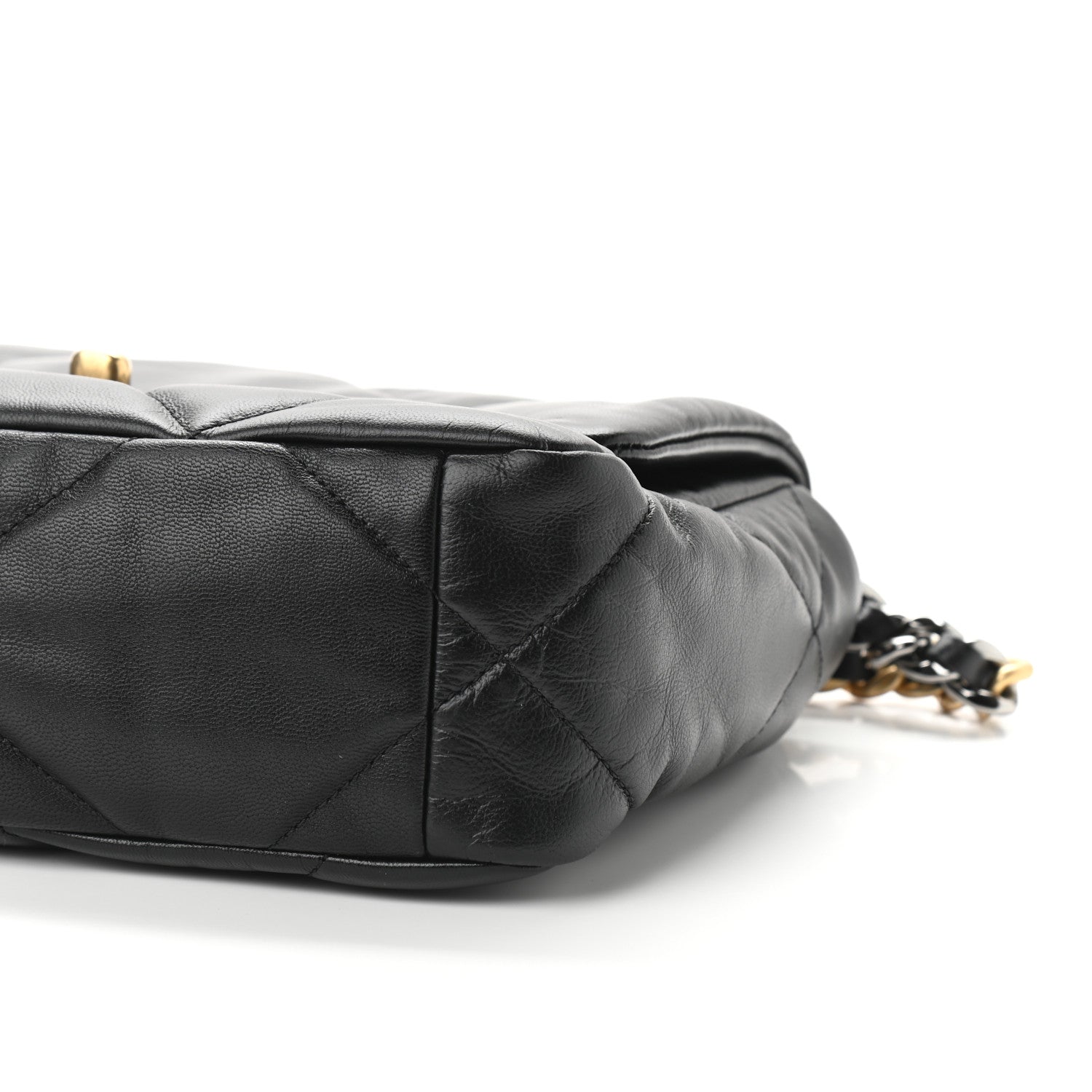 Chanel Lambskin Quilted Medium Chanel 19 Flap Black 9 of 10