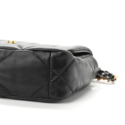 Chanel Lambskin Quilted Medium Chanel 19 Flap Black 9 of 10
