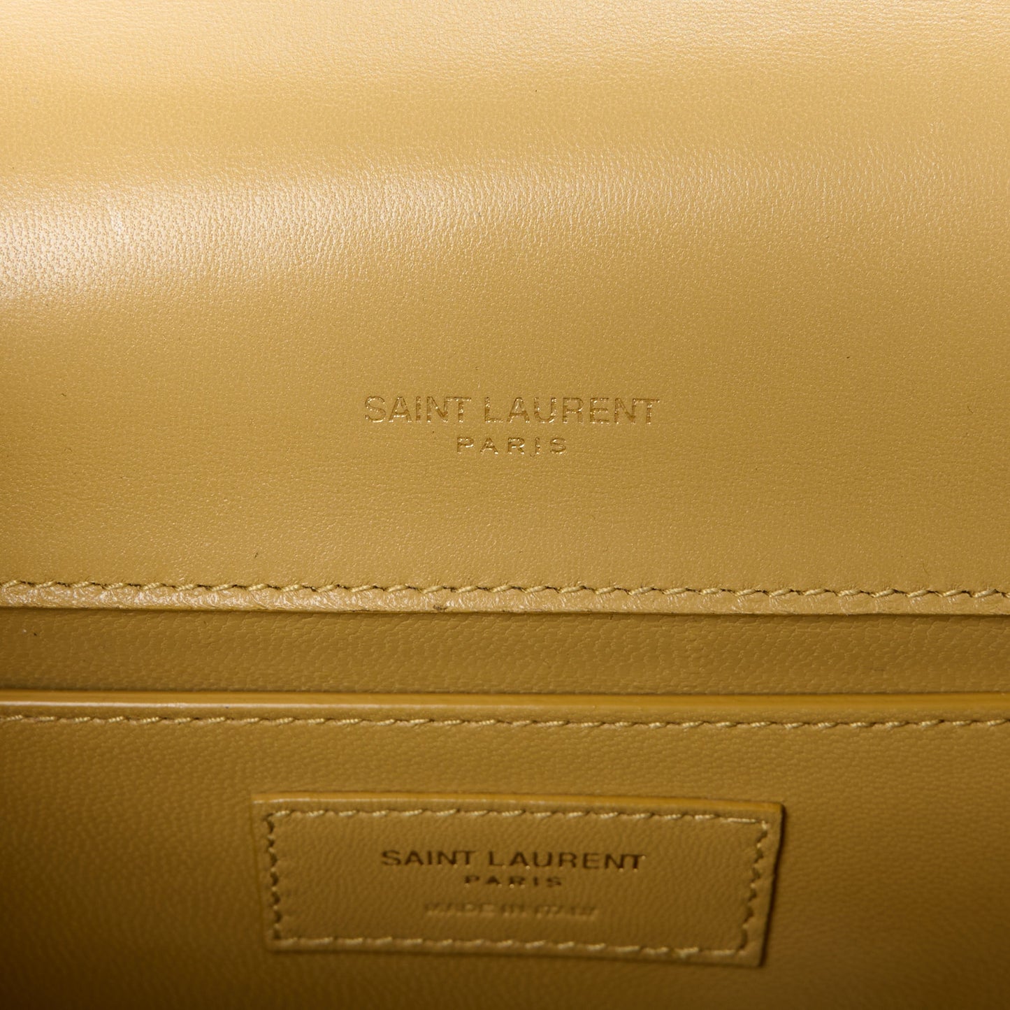 Satin Small Classic Monogram Kate Tassel Satchel Sahara Beige