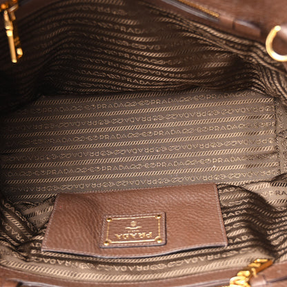 Prada Vitello Daino Shopping Tote Bruciato 5 of 11