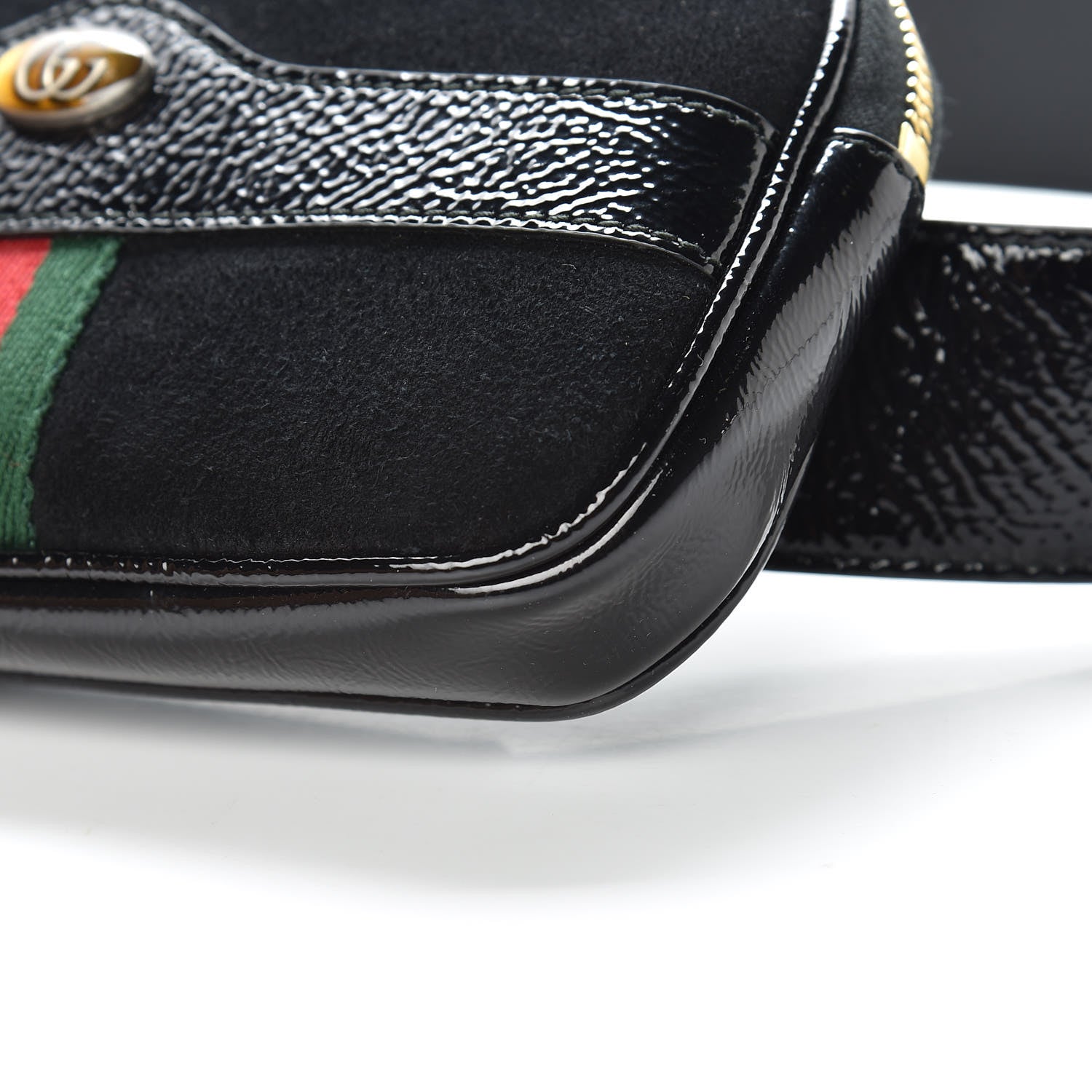 Gucci Suede Patent Ophidia Belted iPhone Case 75 30 Black 6 of 10
