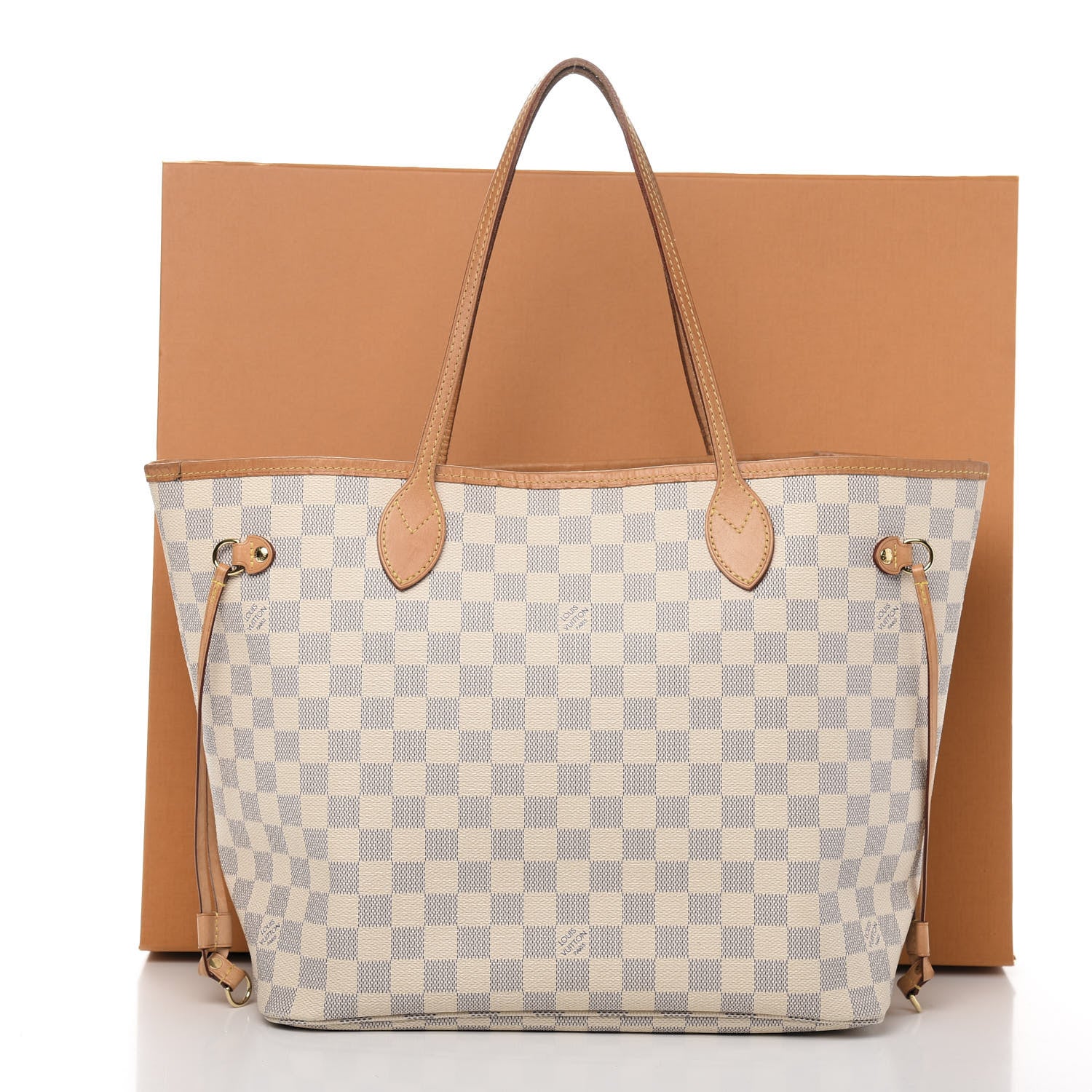 Louis Vuitton Damier Azur Neo Neverfull MM Rose Ballerine 19 of 19