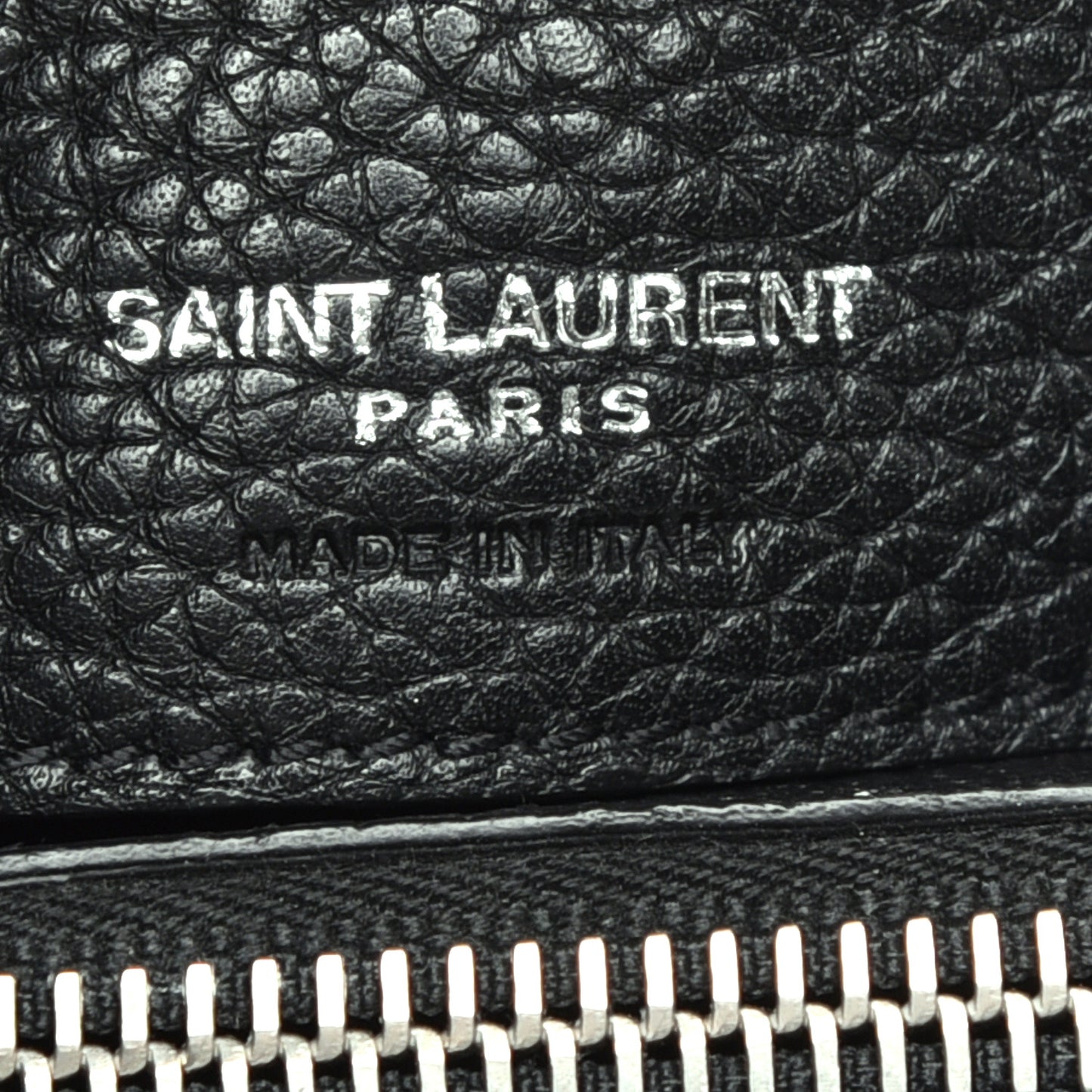 Grained Calfskin Baby Supple Sac De Jour Black