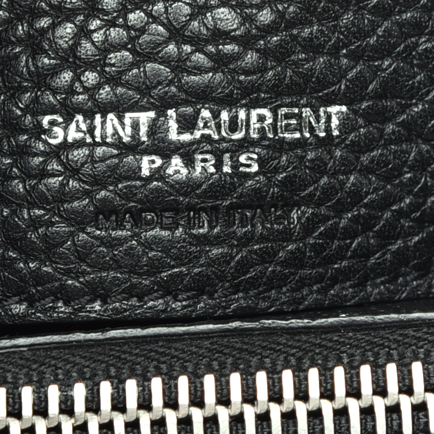 Saint Laurent Grained Calfskin Baby Supple Sac De Jour Black 6 of 8