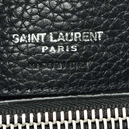 Saint Laurent Grained Calfskin Baby Supple Sac De Jour Black 6 of 8