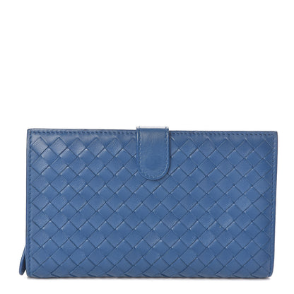 Bottega Veneta Nappa Intrecciato Continental Wallet Bleuette 1 of 7