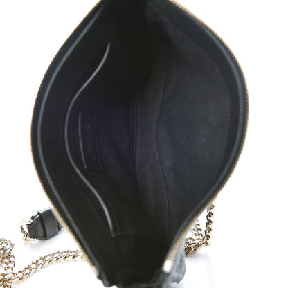 Versace Nappa Quilted Palazzo Chain Crossbody Bag Black 7 of 9
