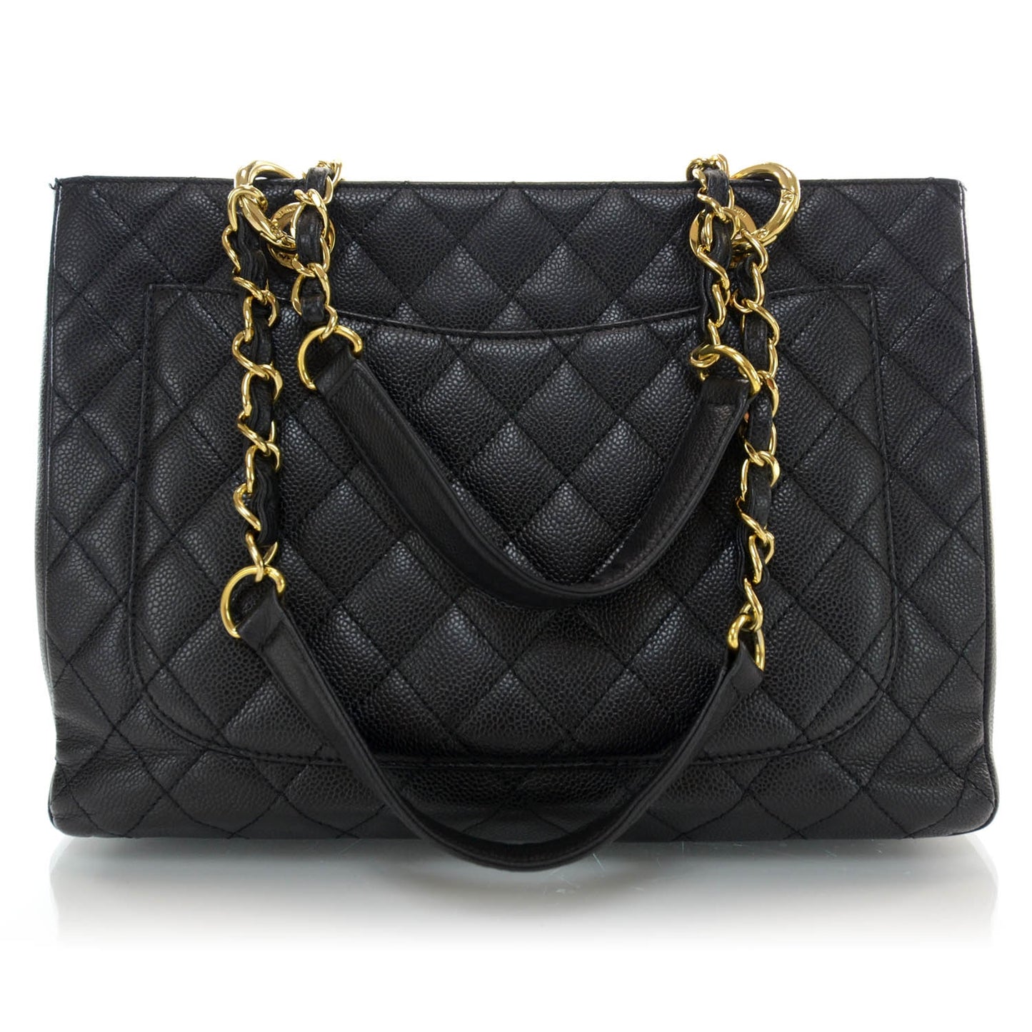 Caviar Grand Shopping Tote GST Black