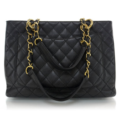 Chanel Caviar Grand Shopping Tote GST Black 3 of 10