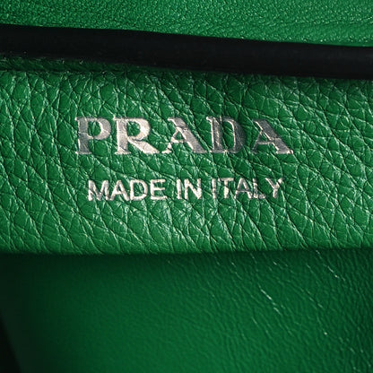 Prada Vitello Daino Soft Mini Dynamique Tote Verde 6 of 10