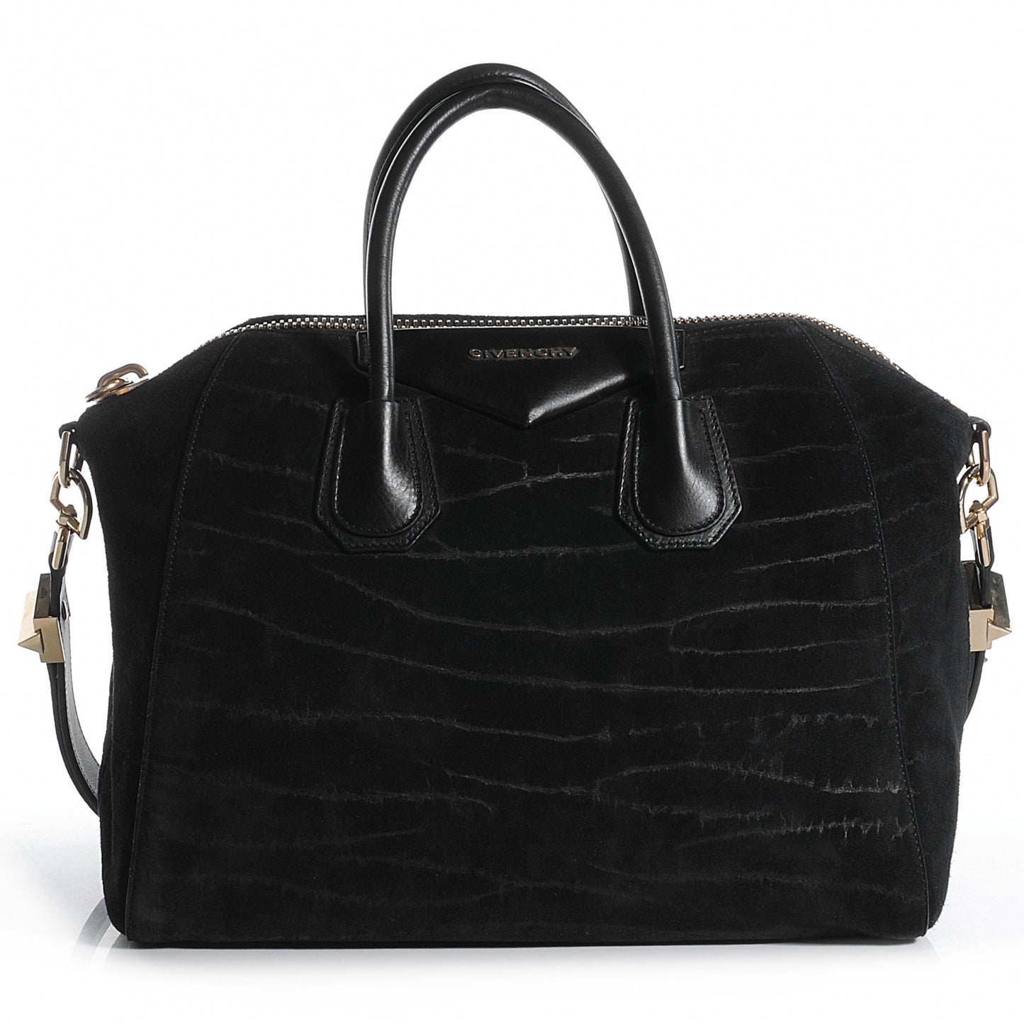 Suede Medium Antigona Black