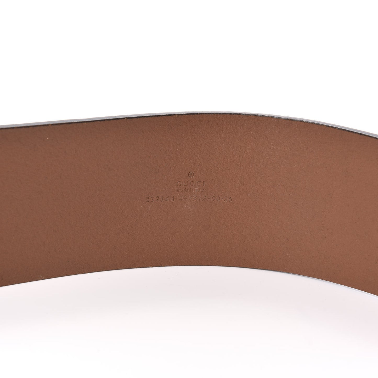 Calfskin Horsebit Wide Belt 90 36 Brown