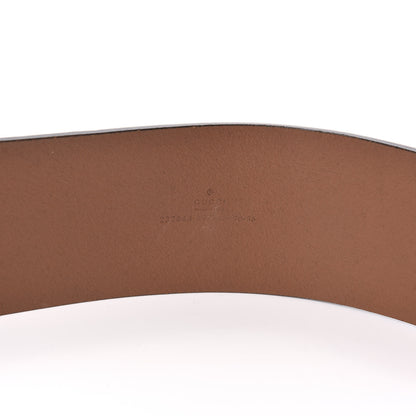 Gucci Calfskin Horsebit Wide Belt 90 36 Brown 6 of 6