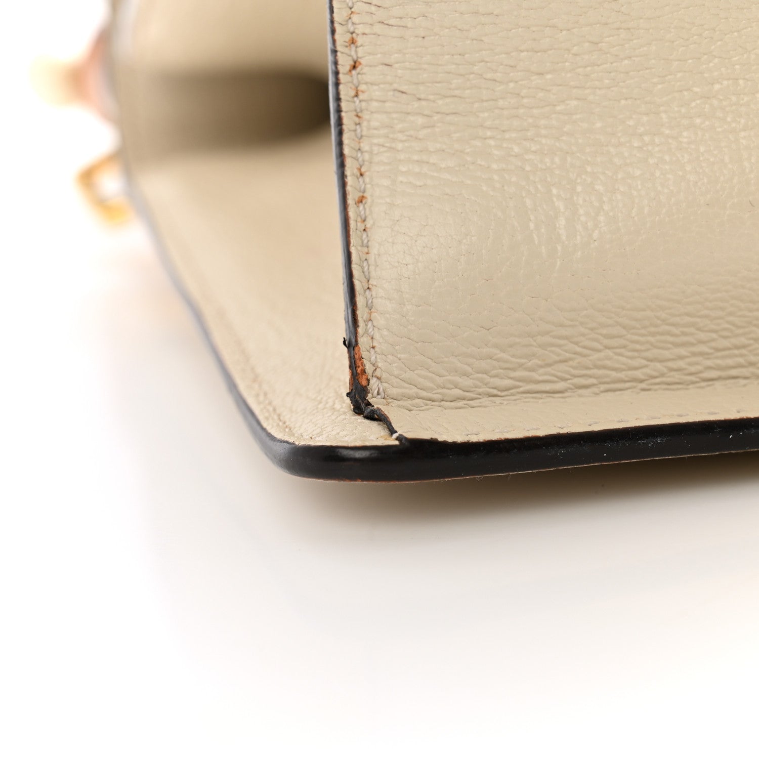 Gucci Goatskin Pearl Mini Fox Broche Bamboo Top Handle Bag Hibiscus Red Mystic White 13 of 14