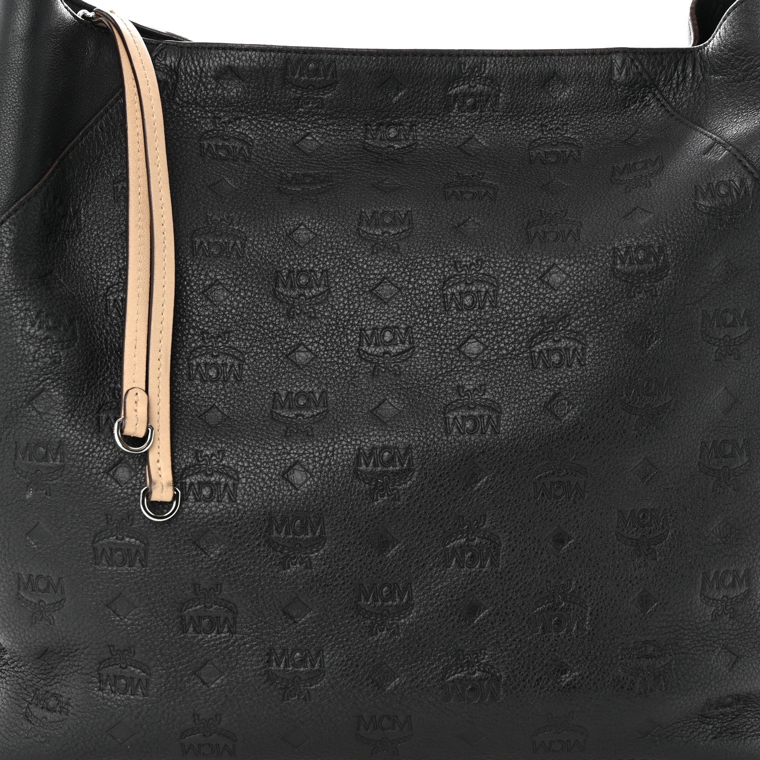 MCM Calfskin Ottomar Large Klara Hobo Black 8 of 15