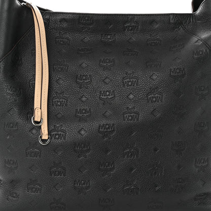 MCM Calfskin Ottomar Large Klara Hobo Black 8 of 15