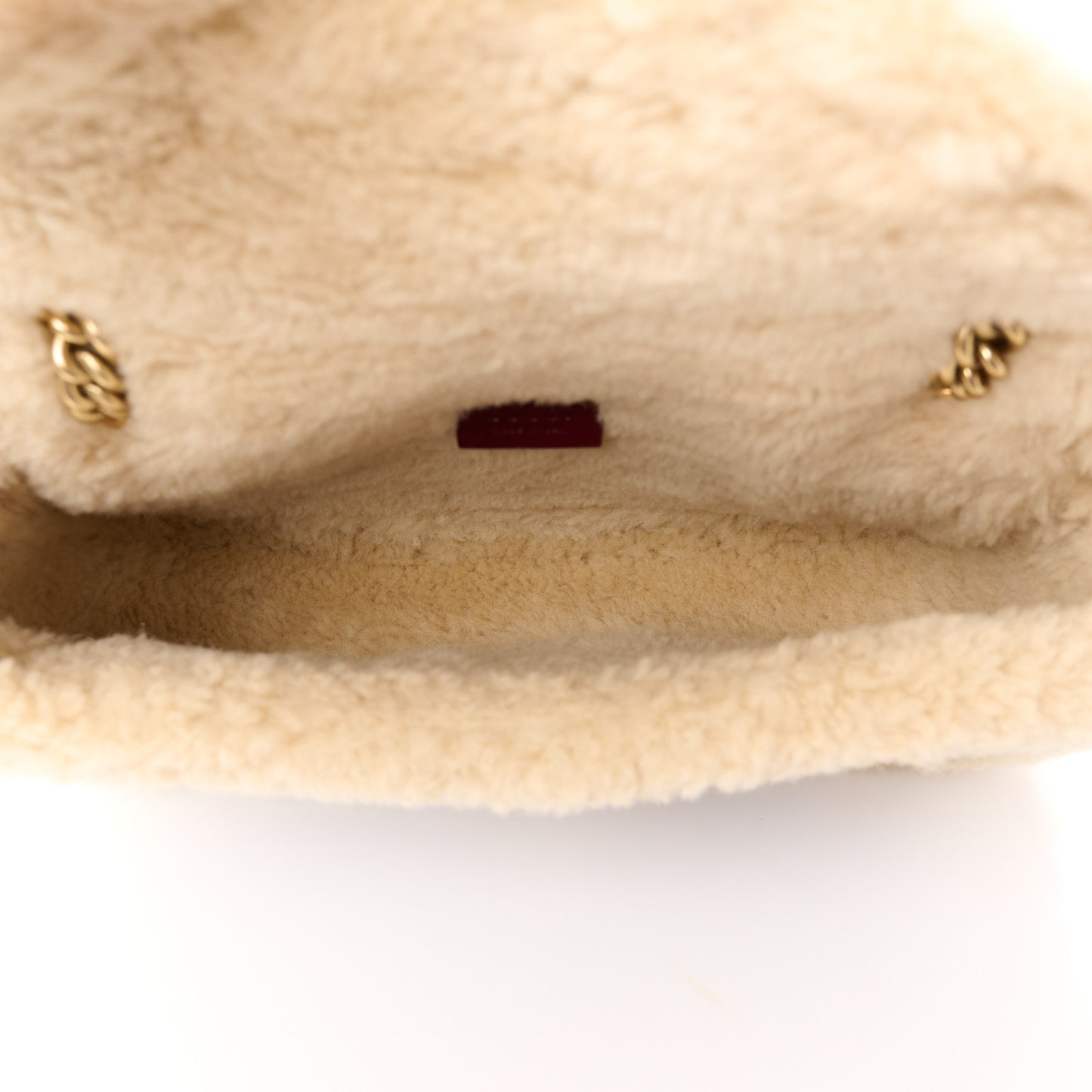 Azalea Calfskin Wool Matelasse Diagonal Small GG Marmont Shoulder Bag Sand Desert
