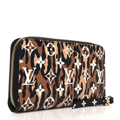 Louis Vuitton Monogram Giant Jungle Zippy Wallet Black 3 of 7