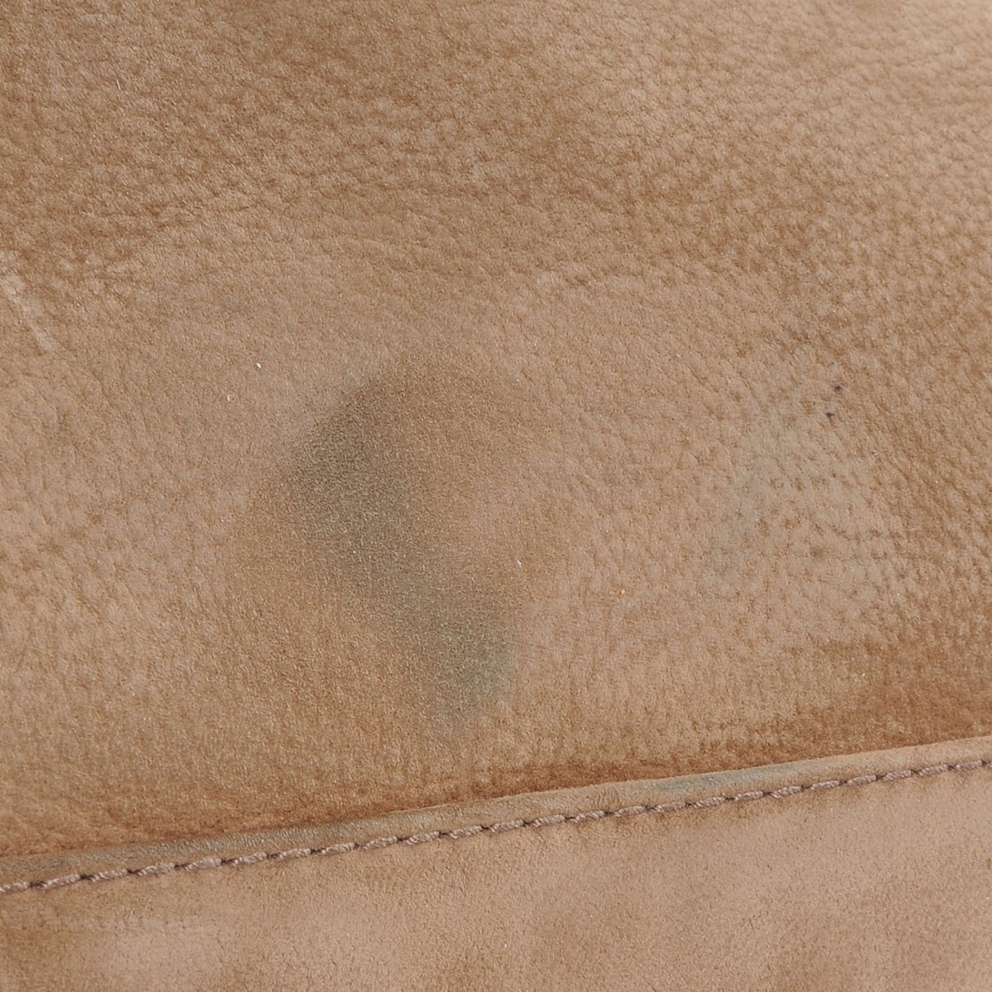 Nubuck Large Soft Stirrup Shoulder Bag Light Brown