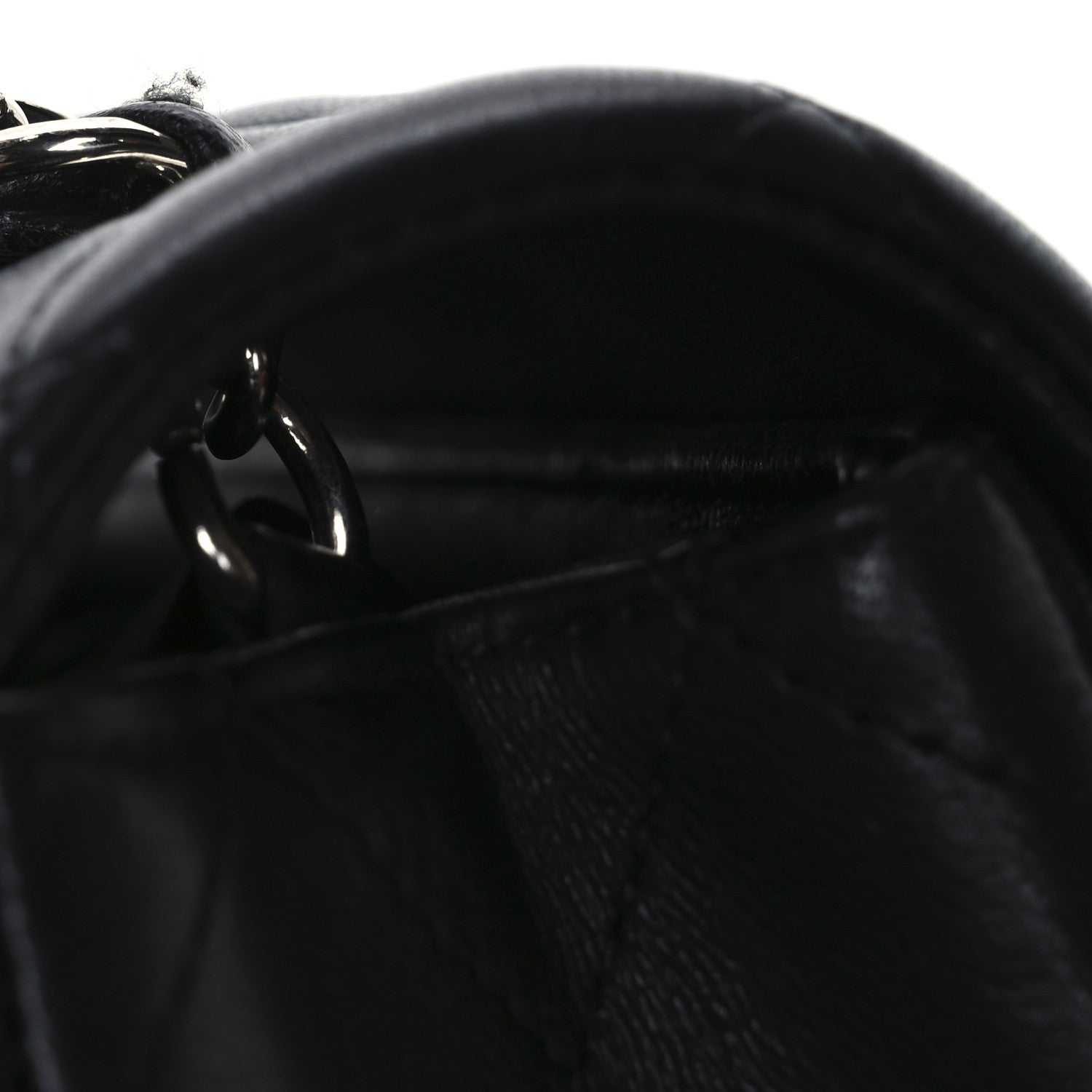 Chanel Lambskin Quilted Mini Rectangular Flap Black 11 of 11