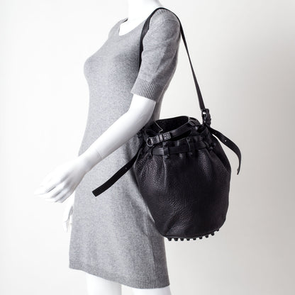 Alexander Wang Leather Diego Bag Black 2 of 7