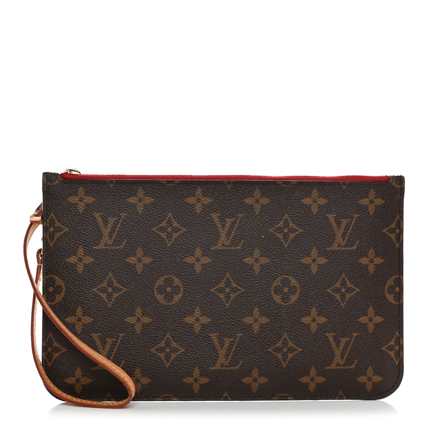 Louis Vuitton Monogram Neverfull MM GM Pochette Cherry 1 of 9