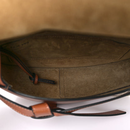 Loewe Calfskin Jacquard Small Gate Dual Bag Tan 5 of 12