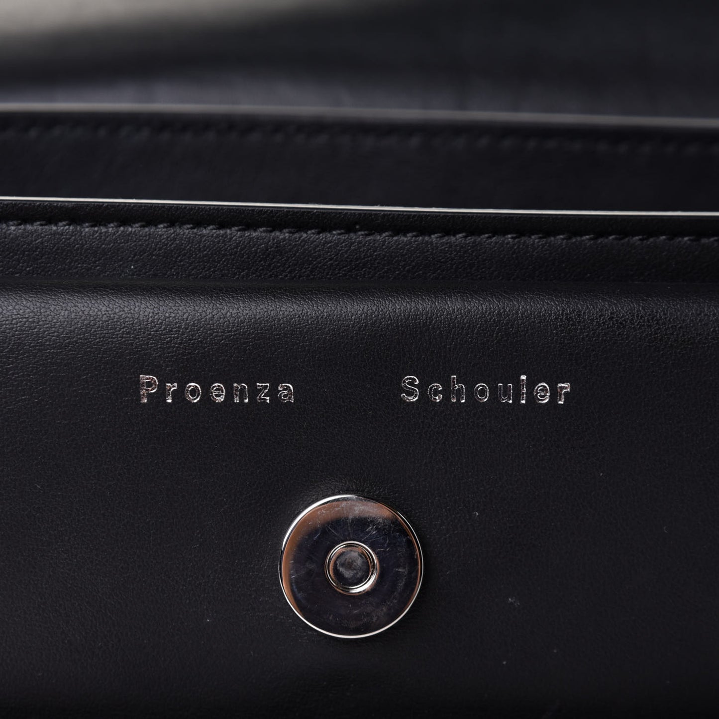 Smooth Calfskin Mini PS11 Classic Shoulder Bag Black