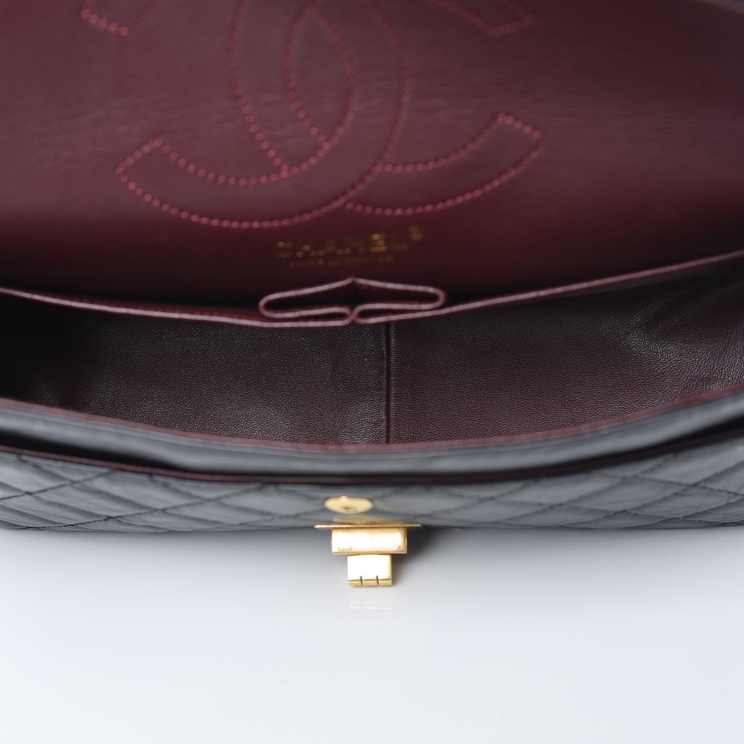 Chanel Aged Calfskin Quilted 2.55 Reissue 226 Flap Black 5 of 7