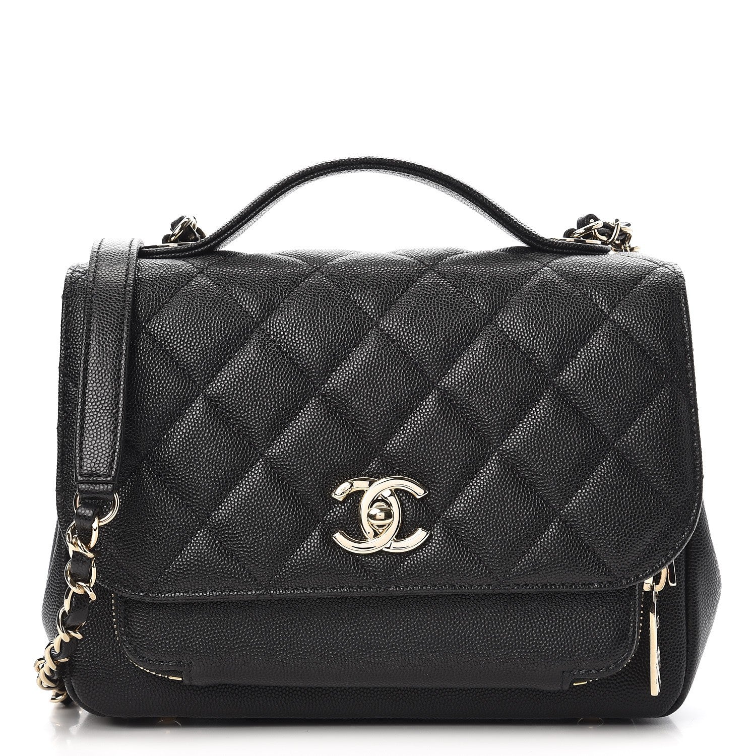 Chanel Caviar Quilted Small Business Affinity Flap Black 1 of 9