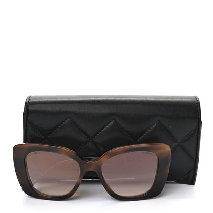 Chanel Acetate Strass Square Sunglasses 5422 Tortoise 8 of 8